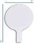 Flipside Products Mini Dry Erase Answer Paddles, Handheld Whiteboard, Classroom Dry Erase, Pack of 24