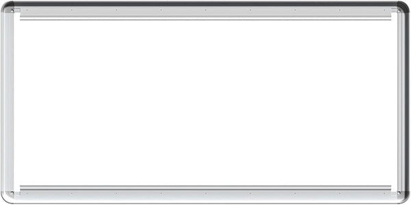 Lorell LLR18322 Aluminum Mounting Frame for Whiteboard, 36 x 72 in.