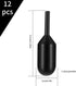 Xujinsongg 12 Identity Theft Protection Roller Stamps, Pcs Black Replacement Rolling Ink Refills for Confidential