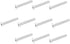 uxcell M4x30mm Flat Head Machine Screws, Inner Hex Screw, 304 Stainless Steel Fasteners, 40Pcs