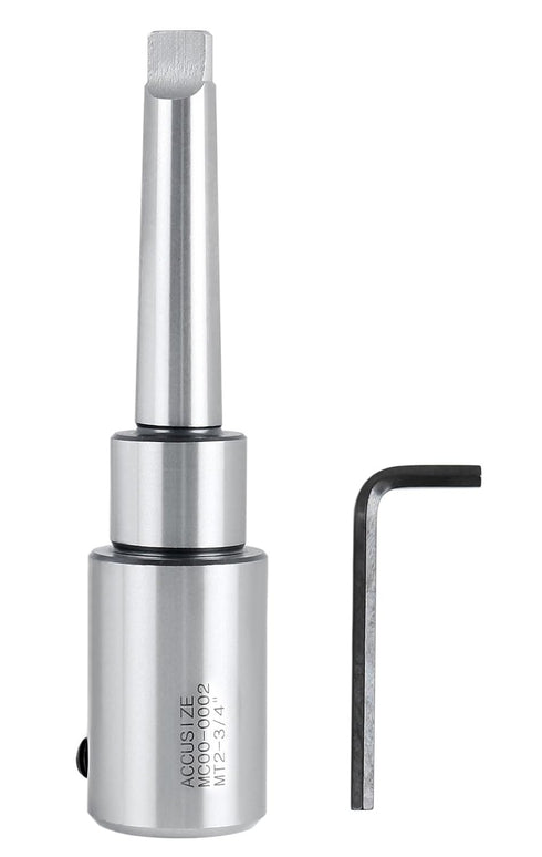 Accusize Industrial Tools Annular Cutter Arbor, Mt2 to 3/4'' Weldon Shank for Drill-Use, Mc00-0002