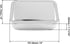 QWORK Stainless Steel Instrument Tray Organizer, 2 Pack 6" Solid Box with Lid, Sterilization Box for Lab Supplies