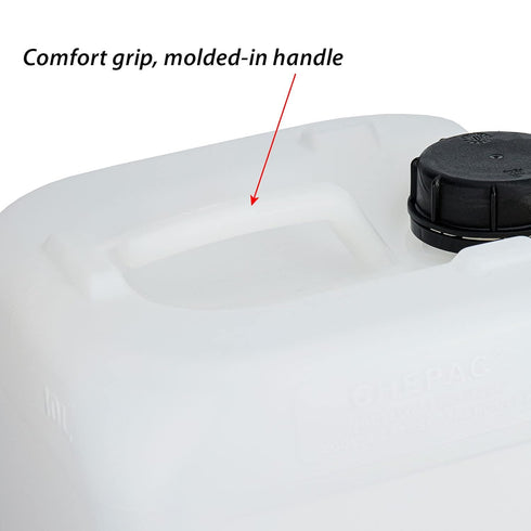 Globe Scientific 601782 HDPE Industrial Tank, 10L Volume