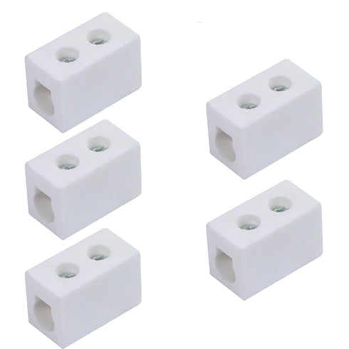 1 Way Ceramics Terminal Blocks, 60A 250V High Temp Porcelain Ceramic Connectors