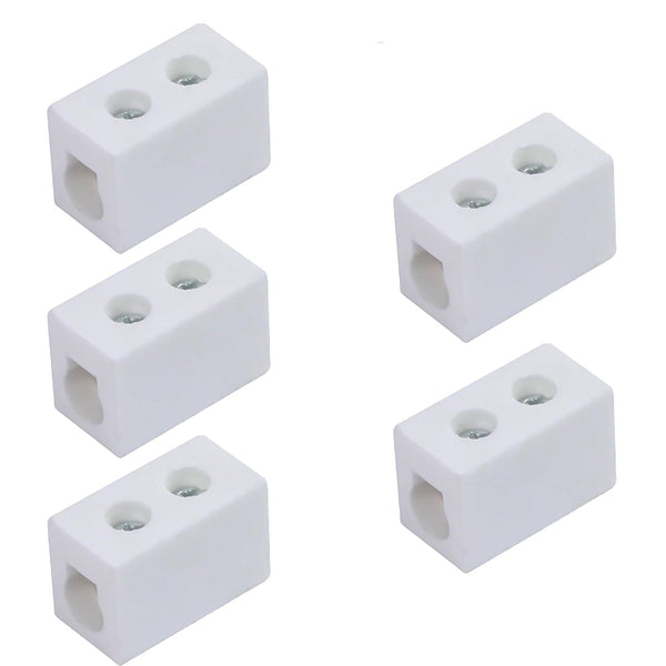 1 Way Ceramics Terminal Blocks, 60A 250V High Temp Porcelain Ceramic Connectors