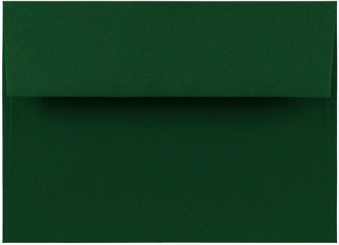 JAM PAPER A7 Premium Invitation Envelopes - 5 1/4 x 7 1/4 - Dark Green - 50/Pack