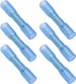Mini Skater 50 Pcs Heat Shrink Wire Connector Kits, Insulated Waterproof Electrical Accessories, Blue