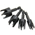 8Pcs Wood Plug Cutter Set, Carbon Steel Straight and Taper Claw Drill Bit for Woodworking Hole Saw Cutting Tool