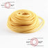 Natural Latex Rubber Tubing for Speargun Band Slingshot, 10ft/33ft, 0.2" OD 0.12" ID
