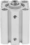 Garosa SDA Air Cylinder 25mm ID 30mm Stroke Compact Aluminum Double Acting Cylinder