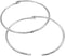 Coideal 3 Inch Extra Large Metal Book Rings, 10 Pcs Easy to Open and Close Loose Leaf Binder Rings, Silver
