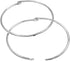 Coideal 3 Inch Extra Large Metal Book Rings, 10 Pcs Easy to Open and Close Loose Leaf Binder Rings, Silver
