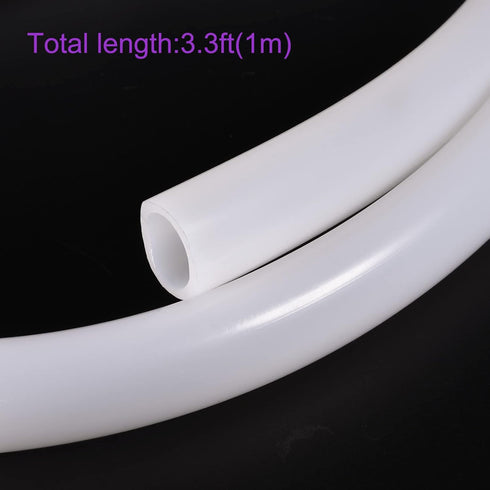 DMiotech 7/8"(22mm) ID 1"(26mm) OD 3.3 Feet Translucent Silicone Tube for Water & Air Pump