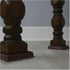 19076 2-Inch (Pack 4) Shepherd Hardware Square Caster Furniture Cup Walnut Finish