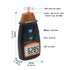 Digital Tachometer: Non-Contact RPM Speedometer, Photo Tach Tester Measuring 2.5-99,999RPM Motor Speed