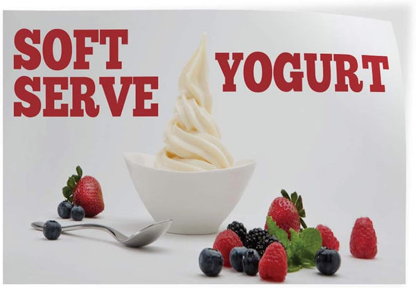 Fastasticdeals Decal Stickers Multiple Sizes Soft Serve Yogurt Restaurant Cafe Bar Industrial Vinyl