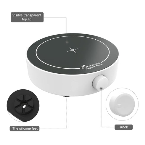 JOANLAB Mini Magnetic Stir Plate, Laboratory Stirrer Mixer with Stirrer Bar, 3000ml Capacity