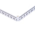 Folding Ruler 100cm 4 Fold Metric Measuring Tool, uxcell ABS for Woodworking Engineer White