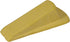 MASTER MANUFACTURING Big Foot ColorStop Heavy Duty Non-Slip Rubber Doorstop Wedge, Yellow, Made in the USA