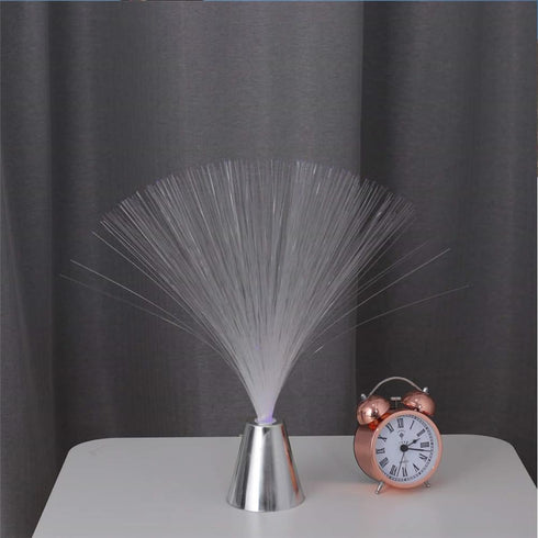 Fiber Optic Lamp, LED Colourful Changing Centerpiece Sensory Multicolor Light Fountain Ice Calming Mood Bedroom