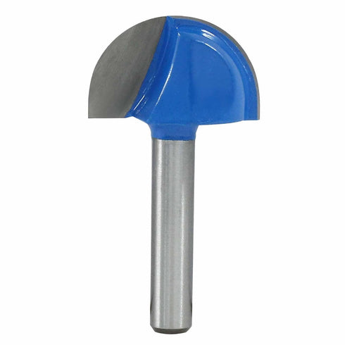 Bivethoi Round Nose Cove Box Router Bit 1" Cutting Dia 1/4" Shank for