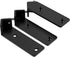 ISOKER Corner Shelf Bracket, 7 inch 3-Pack 1/5 Thick Carbon Steel Hidden Shelf