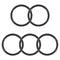 Othmro 10pcs Nitrile Rubber O-Rings, 3.1mm Wire Dia, 41mm OD, Black Washers for Oil or Air Sealing