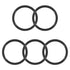 Othmro 10pcs Nitrile Rubber O-Rings, 3.1mm Wire Dia, 41mm OD, Black Washers for Oil or Air Sealing