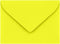 LUXPaper #17 Mini Envelopes, 2 11/16" x 3 11/16", Citrus Yellow, 80lb. Text, 50 Qty.