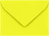 LUXPaper #17 Mini Envelopes, 2 11/16" x 3 11/16", Citrus Yellow, 80lb. Text, 50 Qty.