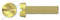 ASPEN FASTENERS (25 pcs) M3-0.5 X 5mm, DIN 84 / ISO 1207, Metric, Machine