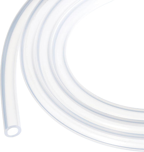 20ft 3/16" ID x 5/16" OD Silicone Tubing Clear Industrial Plastic Tubing for Pump Siphoning, Draining, Brewing