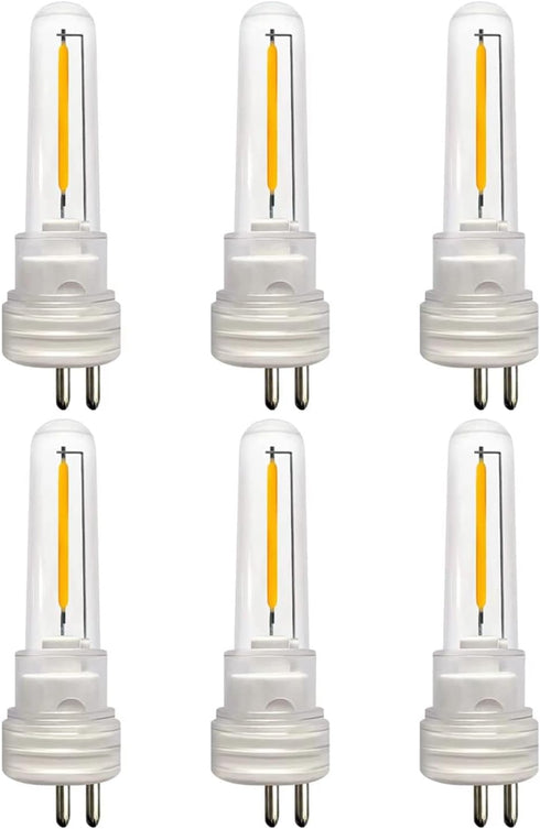 KJDTINGSD 6 Pcs S14 Bulbs for Outdoor String Lights 1.5 W LED String