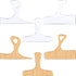 Maitys 3PCS Router Templates for Woodworking, Large Charcuterie Board Handle Template, Clear Acrylic Cutting Board