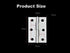 DRENIS 2 Inch, Toolbox (10 Pack) Small Stainless Steel Door Hinges Folding Window Hinges, Heavy Duty Butt Hinges