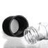 HUAOU 13x100mm Glass Test Tubes, Pack of 10 with Black Screw Caps, 8ml Boro Glass for Experiments and Decorations