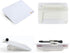 Small Dry Erase Board, 8" x 6" Desktop Clear Glass White Board, Memo Note for Home Office School