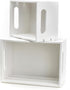 Hampton Art by Leisure Arts White Wood Crate, 2 pc Finished Wood for Storage and Organization