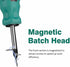 Buspoll Screwdriver Set - Rubber Anti-Skid Handle Stubby Magnetic Head Slotted/Phillips Screwdriver