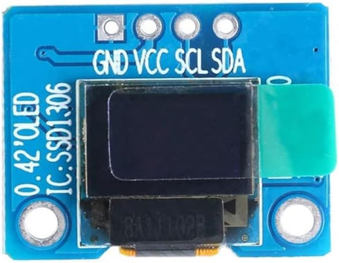 Rakstore 0.42 Inch SSD1306 72x40 OLED LCD Screen Display Module IIC Interface