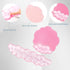 Pink Cloud Gel Wrist Rest for Keyboard and Mouse, Ergonomic Mouse Pad with Wrist Support Non-Slip Base for Typing Pain