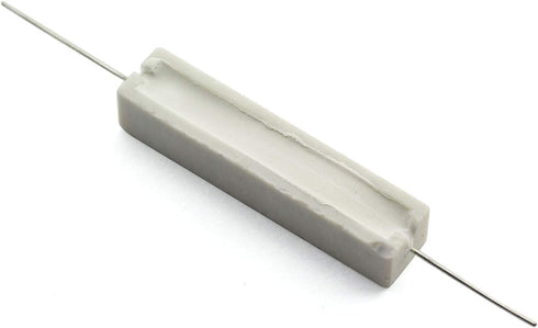 Tegg 10PCS 10W Horizontal Cement Resistors, 10 ohm 5% Ceramic Wirewound Resistors