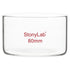stonylab Crystallizing Dish, 100 ml, O.D. 80 mm, Thick-Wall High Borosilicate Glass, Flat Bottom, No Spout Lab Glassware