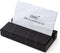 Business Card Holder for Desk - Elegant Display Holder Made of Sahara Noir Marble - Desk Organizer Stand for 25