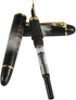Gullor 450 Normal Nib Fountain Pen, White Mist Patterns with 5 Color Ink Cartridges