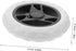 Ipetboom 2pcs Utility Cart Wheels Replacement Laundry Rolling Cart Caster Wheels for Grocery Shopping Trolley