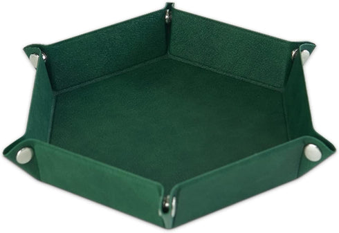 EPIC GADGET Desk Organizer for Table, Night Stand, Desk, Workplace - PU Leather Hexagon