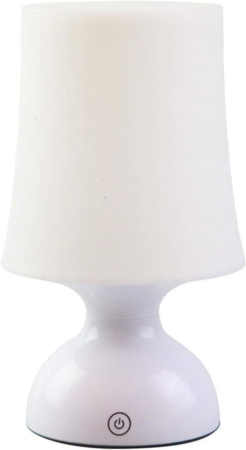 LED Mood Light, Scandinavian Battery Powered Night Light, Cordless Minimalist Table Lamp, Small White Lamp, Gift Ideas
