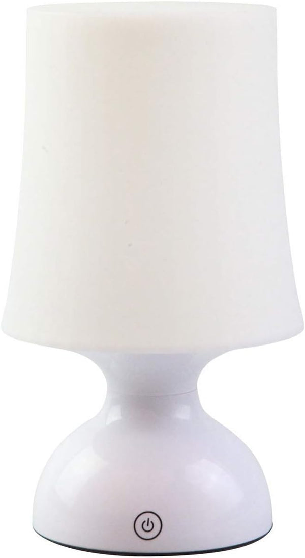 LED Mood Light, Scandinavian Battery Powered Night Light, Cordless Minimalist Table Lamp, Small White Lamp, Gift Ideas