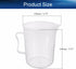 Bettomshin 1Pcs 1000ml Metric Plastic Graduated Beaker, Lab Beakers Multipurpose Mixing Cups Measuring Cup Transparent for Lab Kitchen Liquids